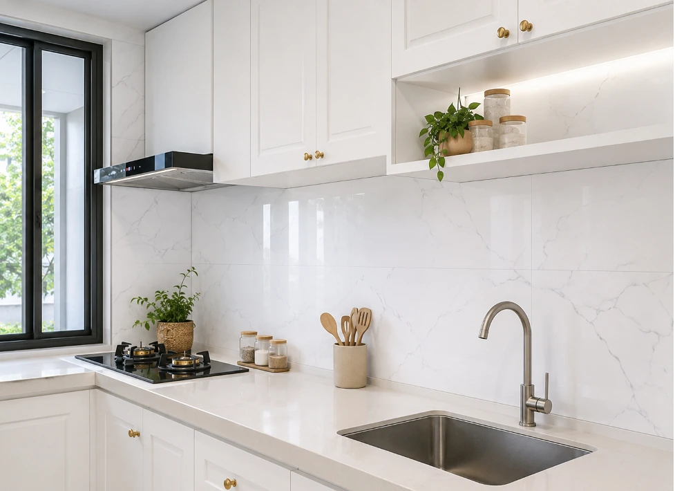 Wall Panel PVC untuk Dapur Rapi