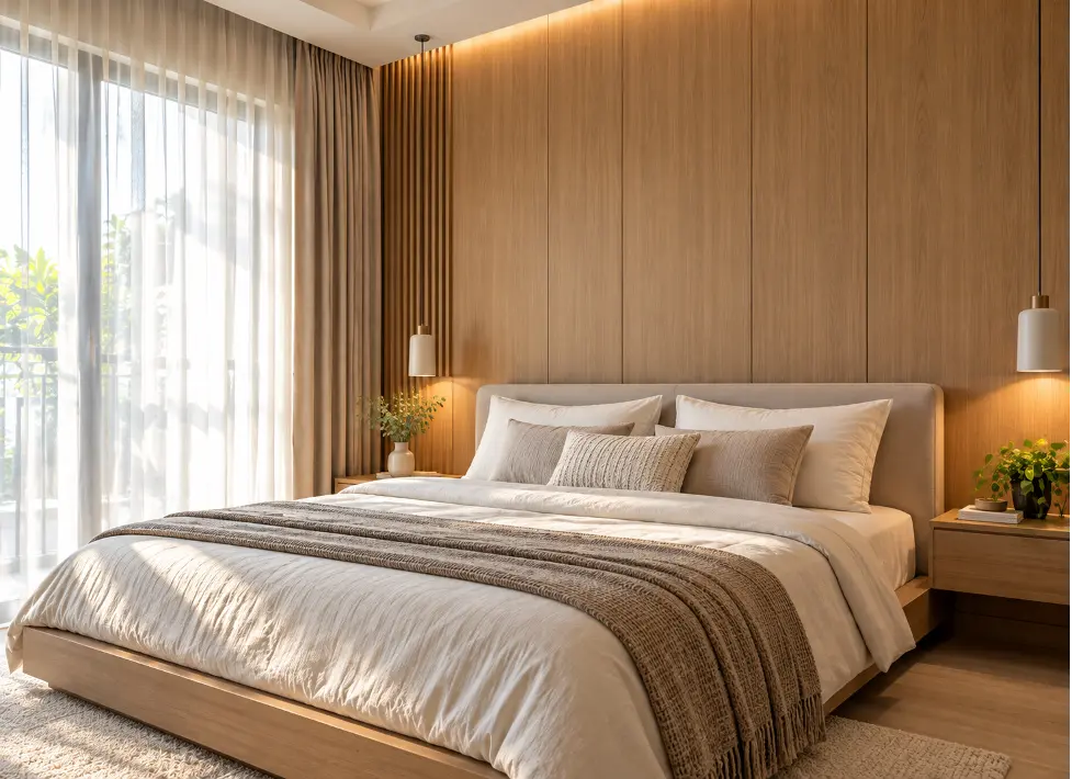 Dinding PVC untuk Kamar Tidur