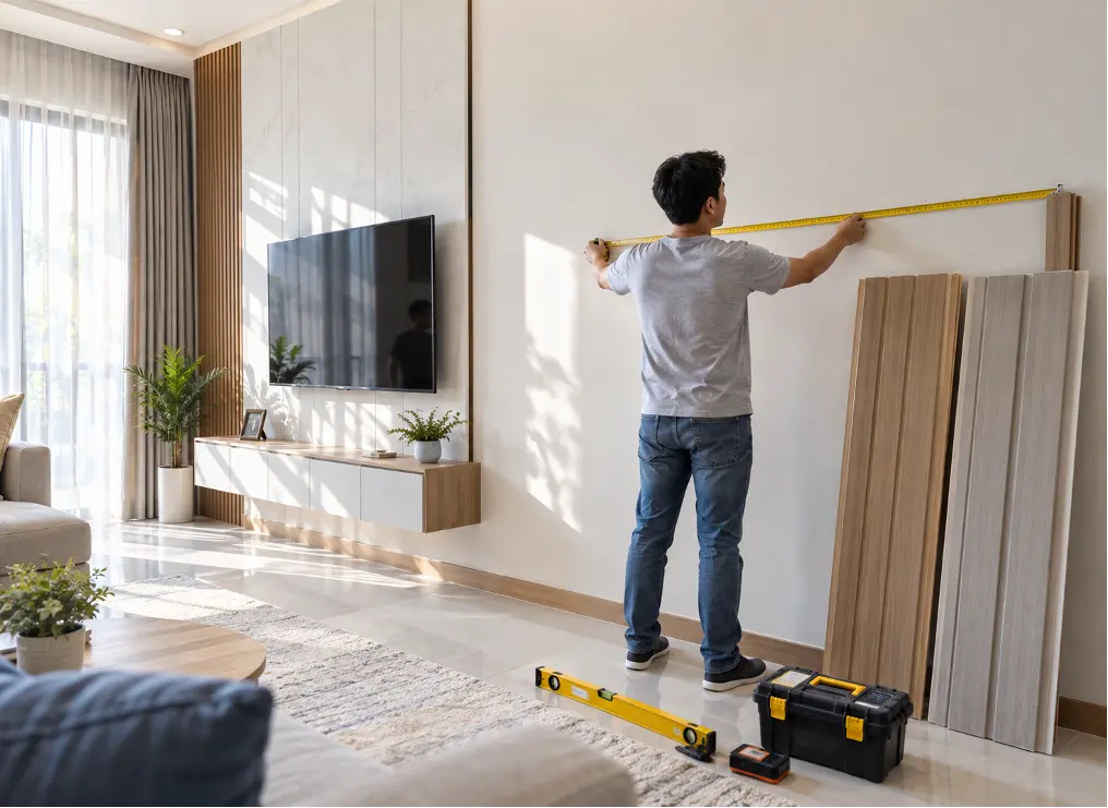 Panduan Pasang Wallboard PVC Sendiri